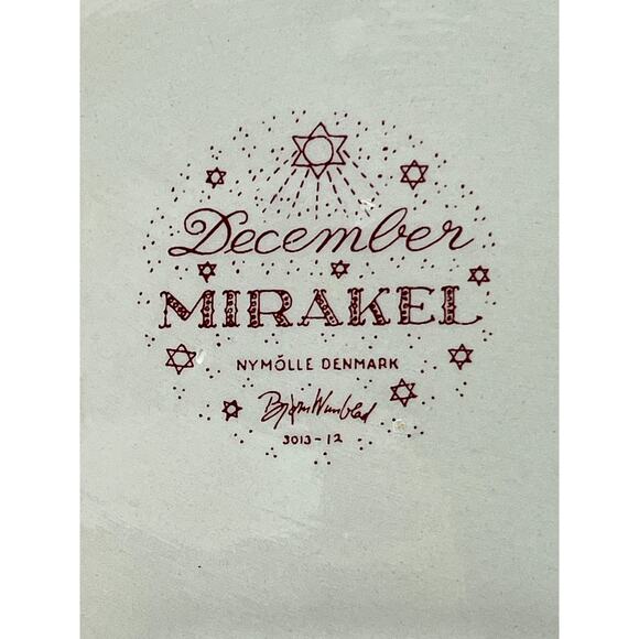 Bjorn Wiinblad October Optimisme Nymolle Denmark Wall Calendar Plaque #3013-12 - Picture 4 of 5